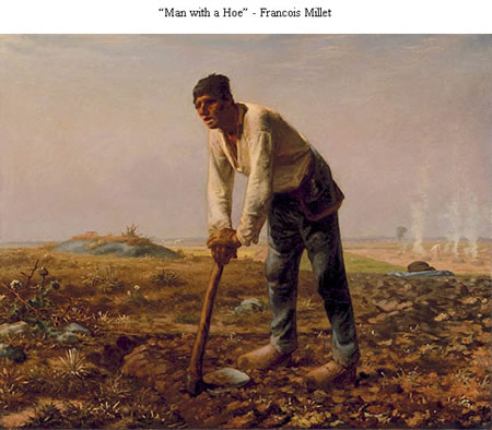 Man with a Hoe - Francois Millet